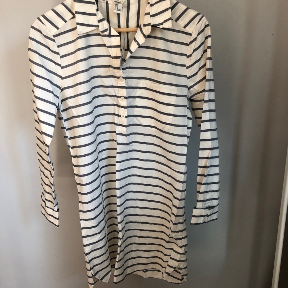 NWT Striped shirt dress